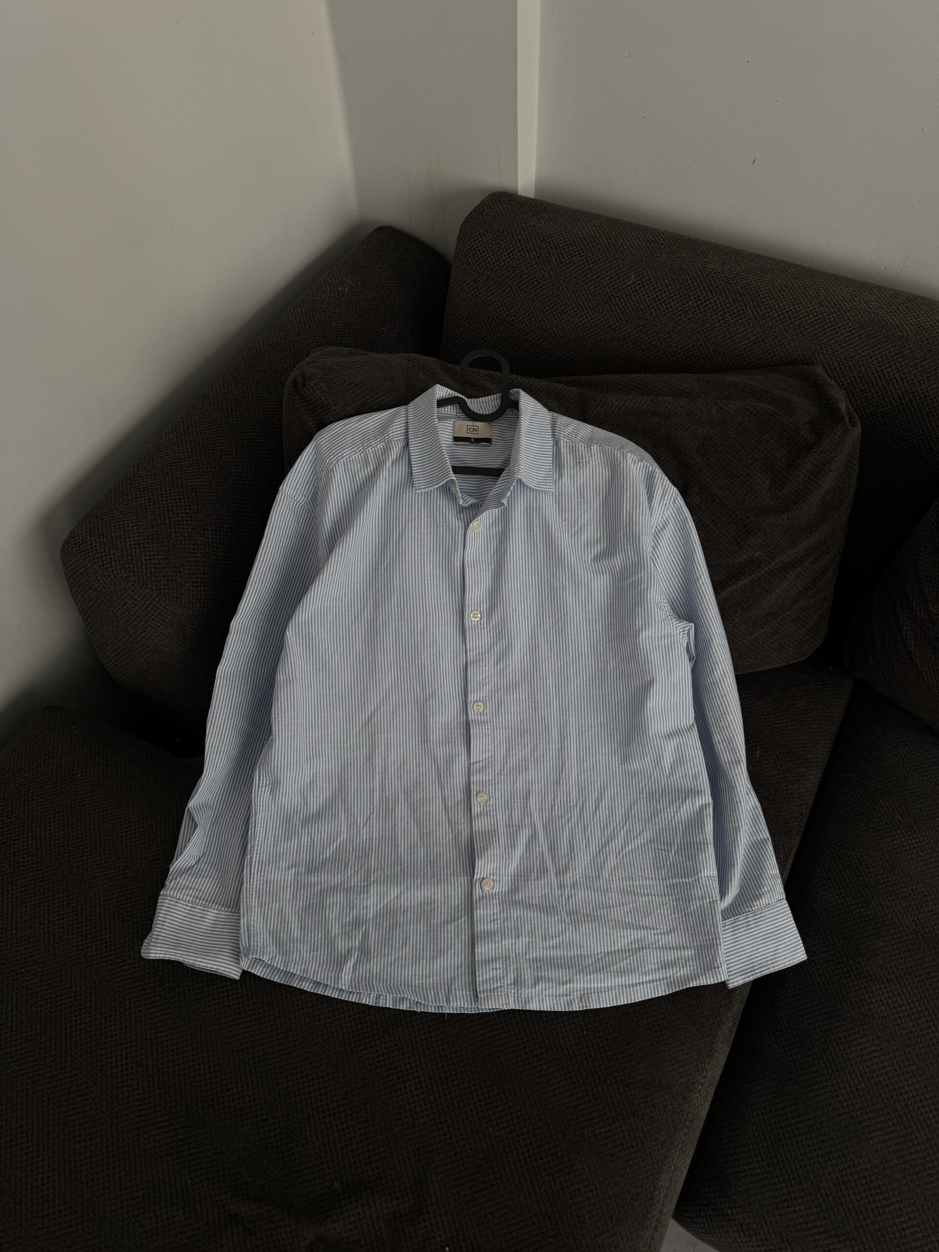 شومیز راه راه سفیدابی - Image 2