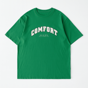 تیشرت comfort  سبز رنگ
