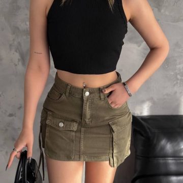 دامن سبز کوتاه