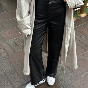 شلوار چرم مشکی