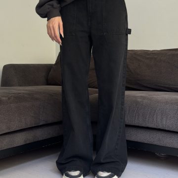 شلوار ذغالی بگ