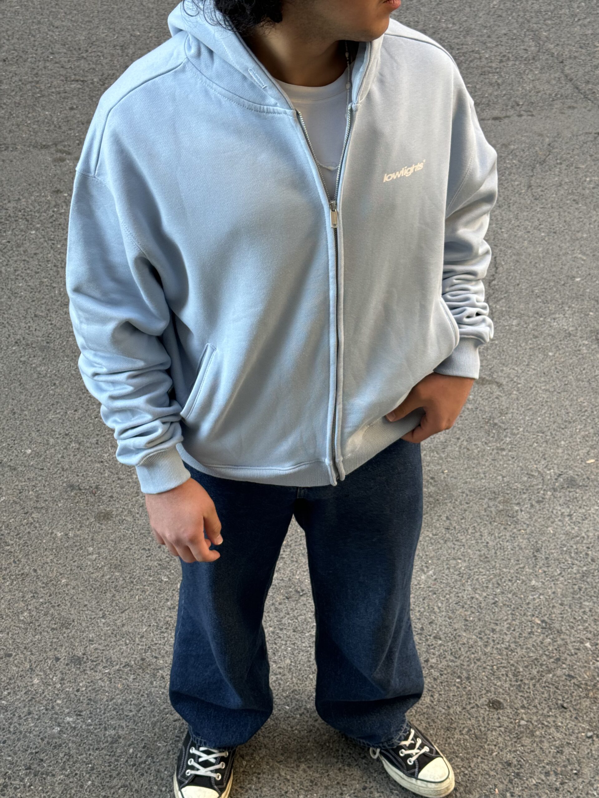 سوییشرت آبی آسمونی - Image 5