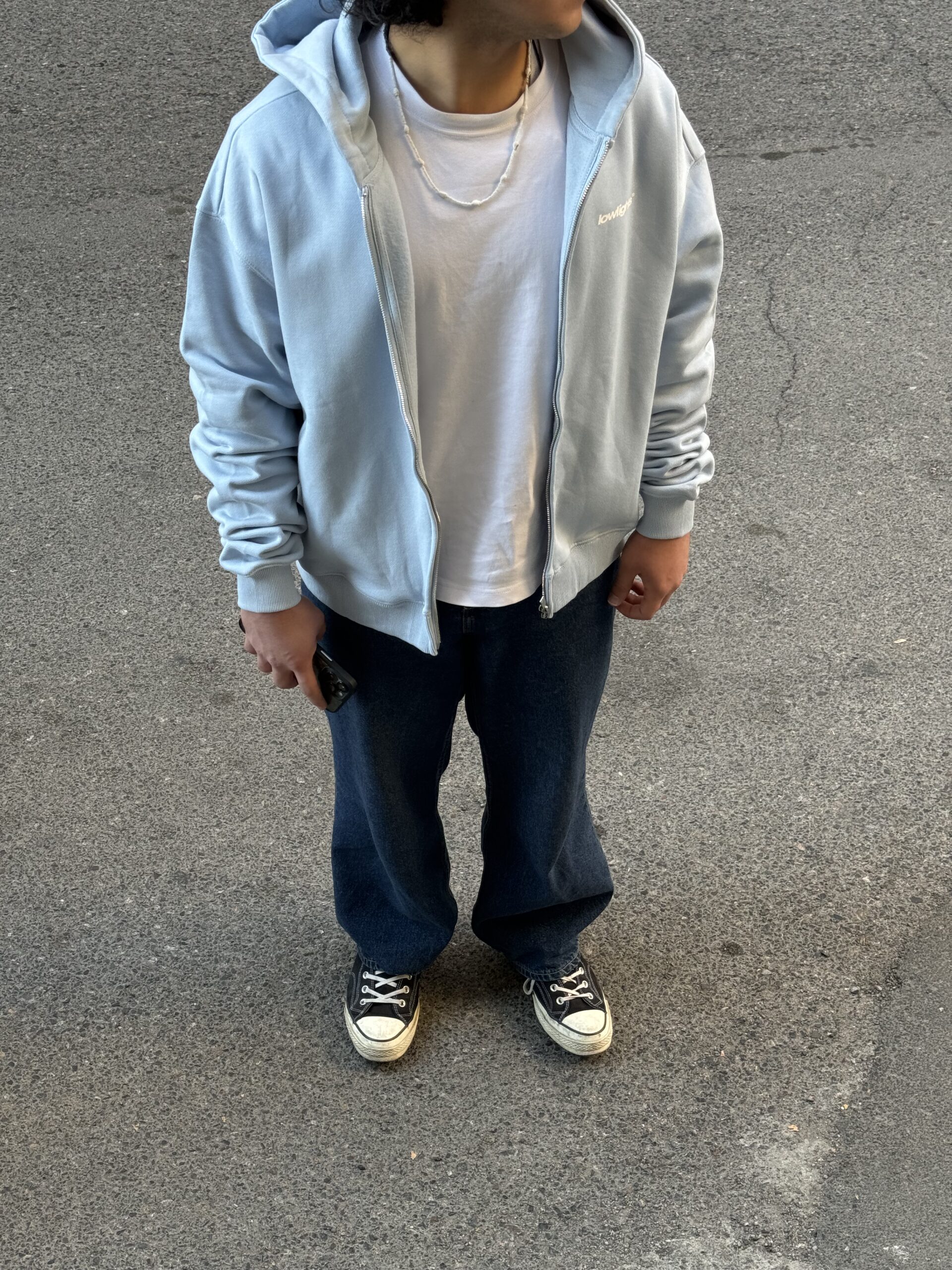 سوییشرت آبی آسمونی - Image 2