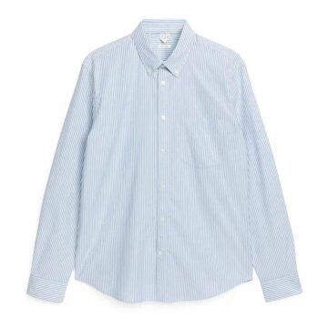 شومیز راه راه سفیدابی