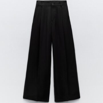 شلوار پارچه ای مشکی زارا