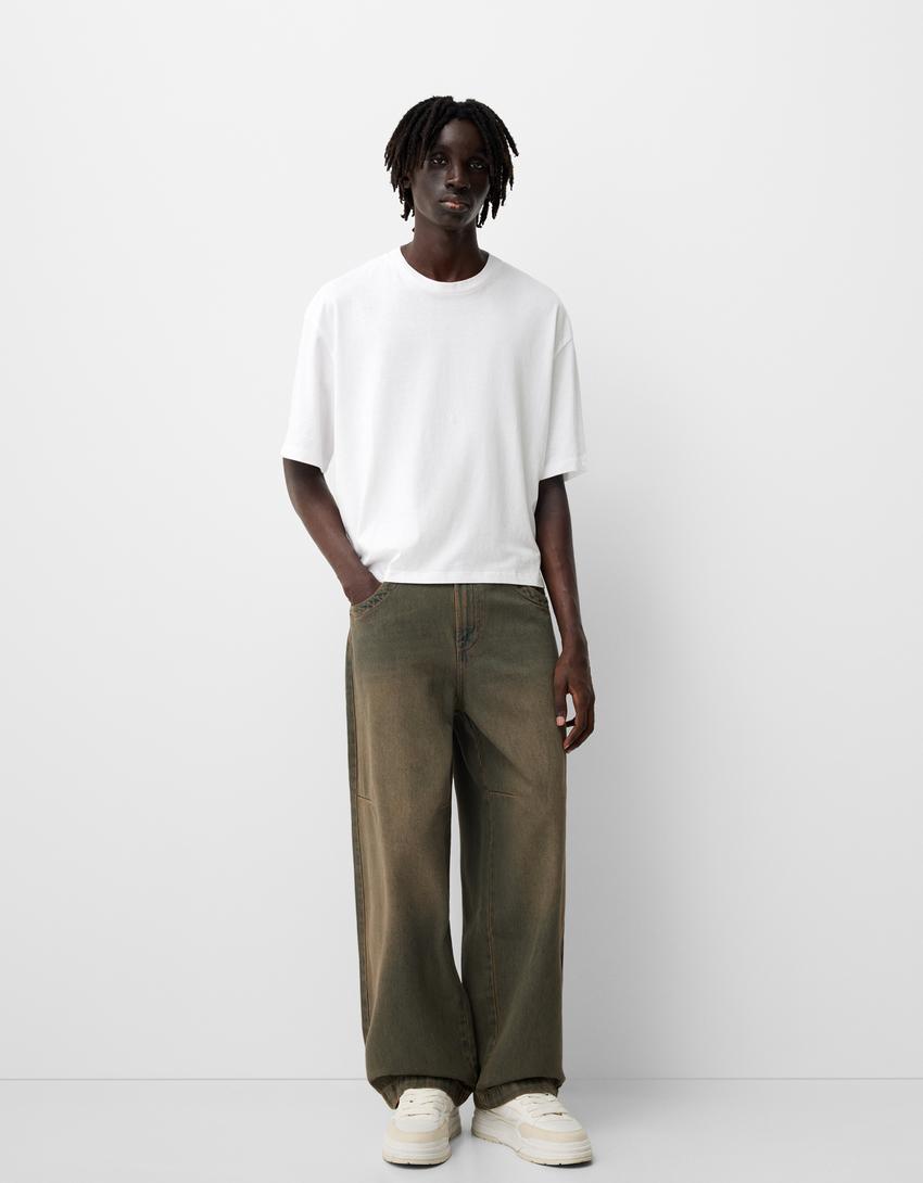 شلوار شست خمره ای برشکا - Image 8