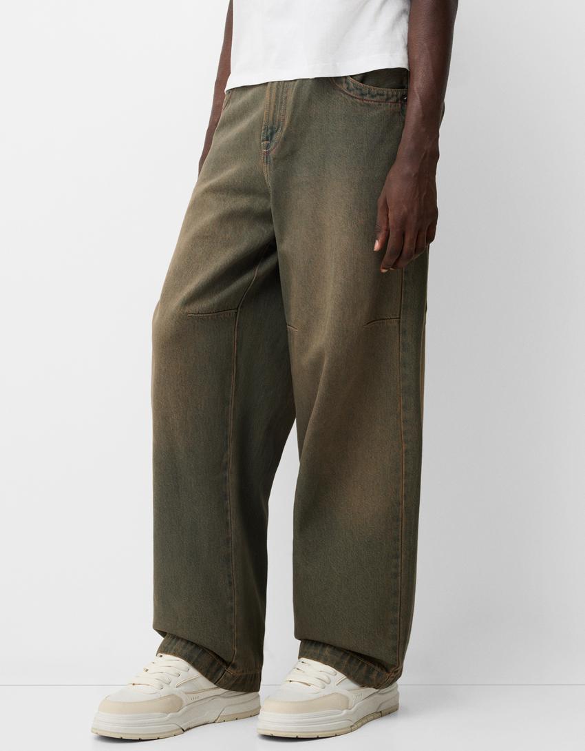 شلوار شست خمره ای برشکا - Image 3