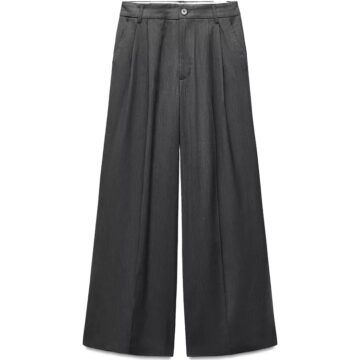 شلوار پارجه ای طوسی ملان