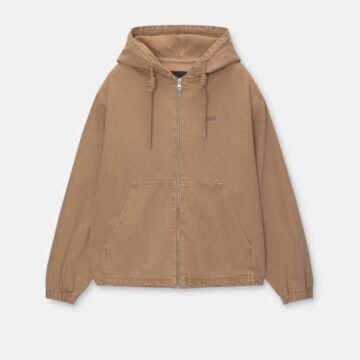 کت باکسی کلاه دار