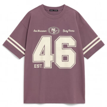 تیشرت جورتس ضخیم یاسی