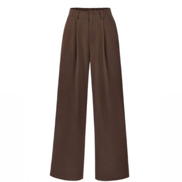 شلوار پارچه ای قهوه ای