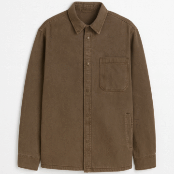 کت قهوه ای کتان