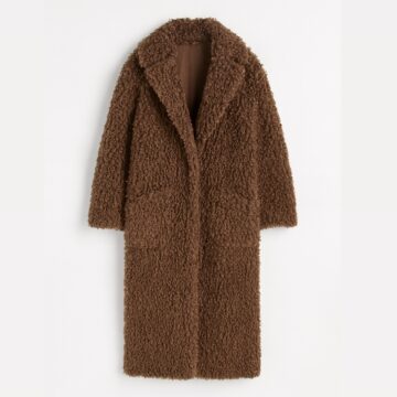 پالتو پشمی قهوه ای